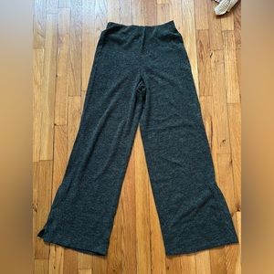 Zara soft gray green heathered pants